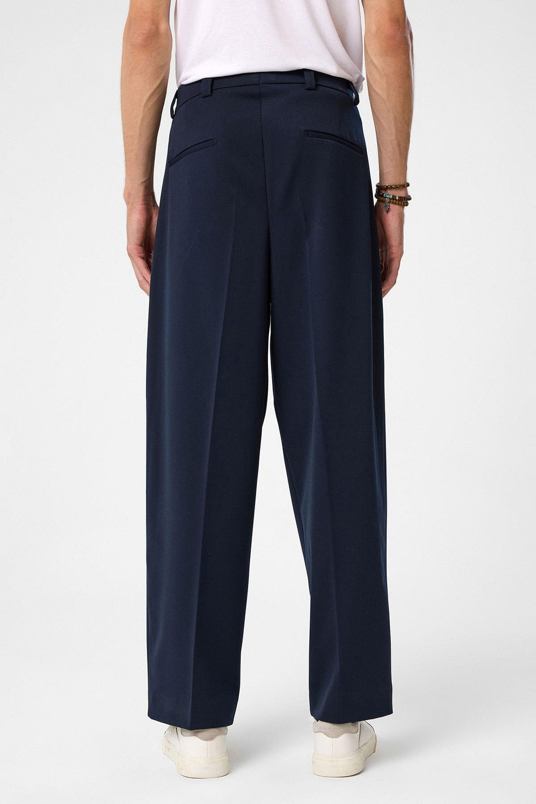 ANT Antioch Blue Rise Bel Relax Fit Pleated Men's Pants - Mieres