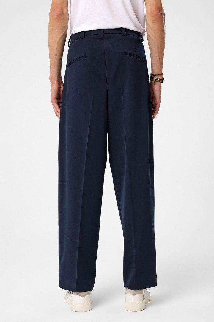ANT Antioch Blue Rise Bel Relax Fit Pleated Men's Pants - Mieres