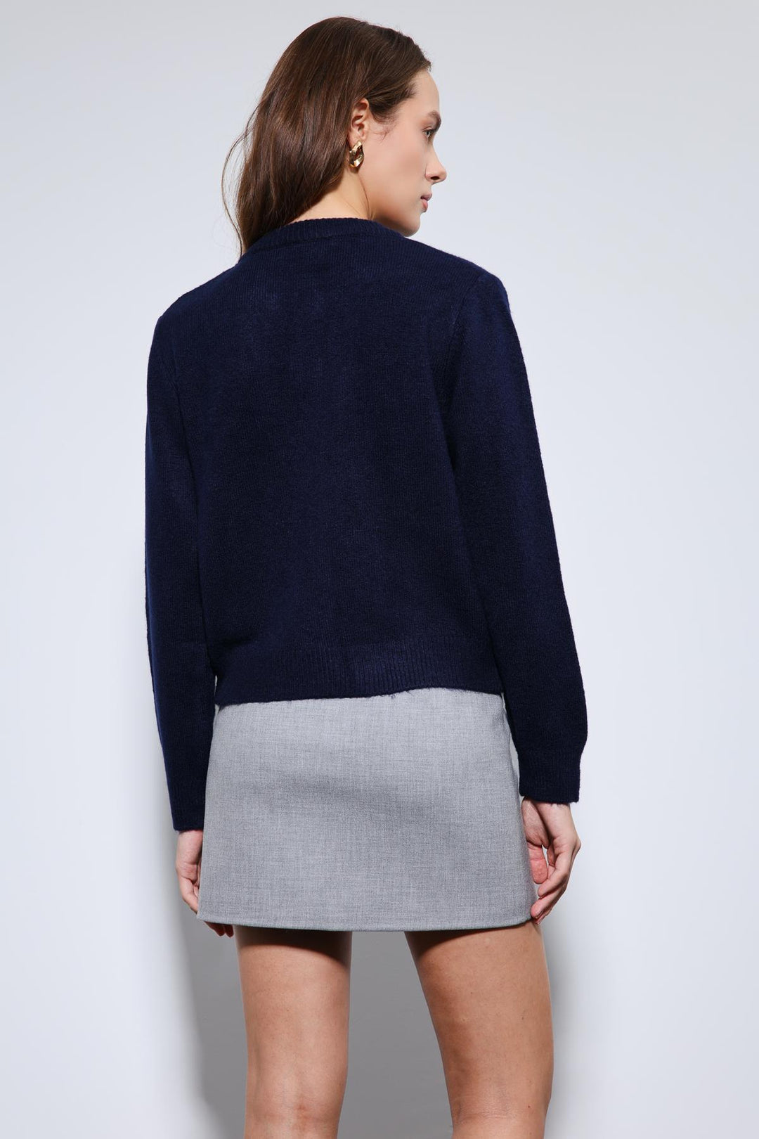 ANT Antioch Lacivert Yumuşak Dokulu Hırka - Newnan