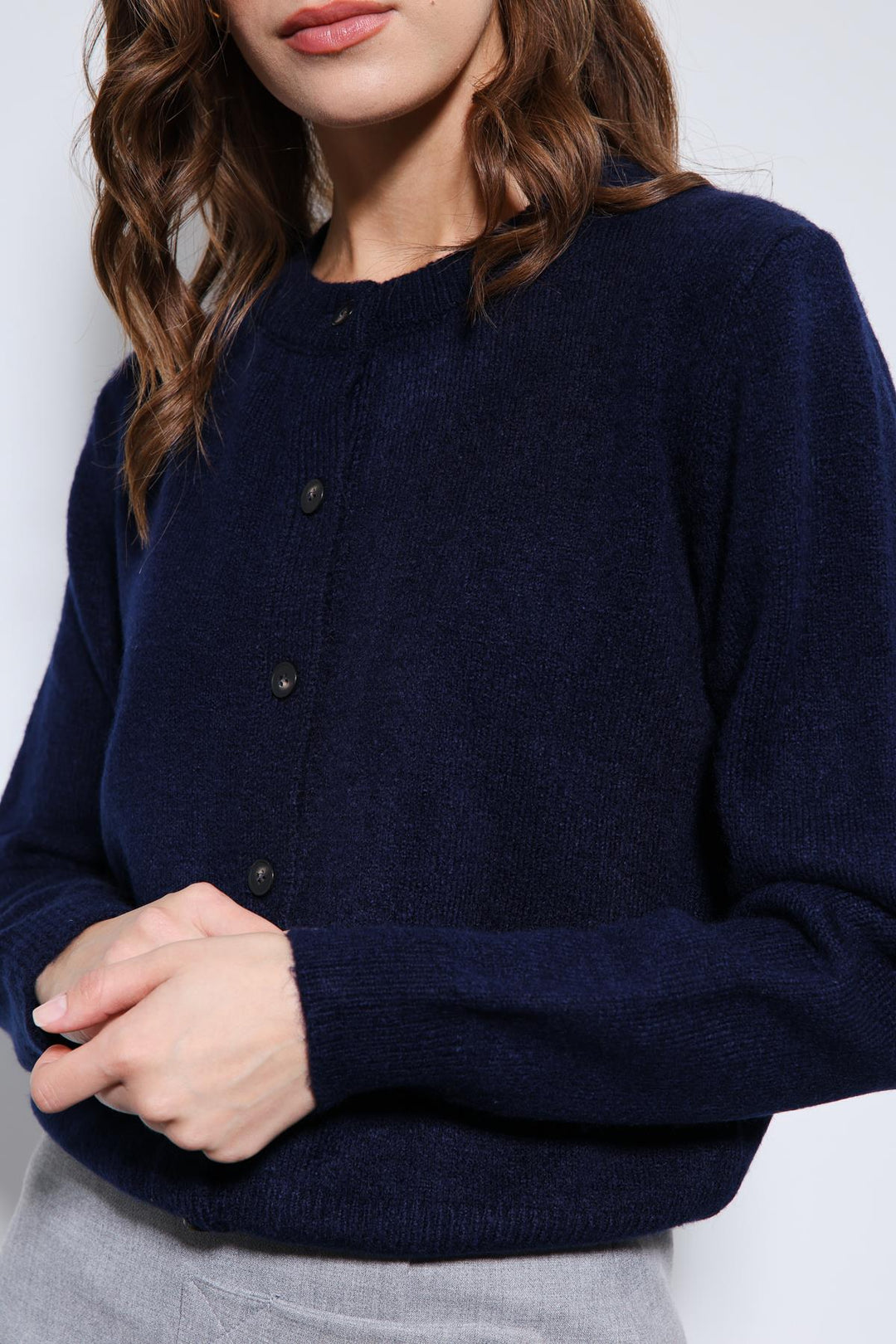 ANT Antioch Lacivert Yumuşak Dokulu Hırka - Newnan