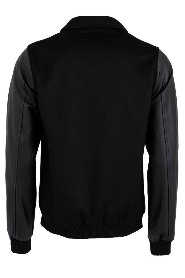 WSS Leather Sleeve Black Cachet Coat  - Lake Elsinore