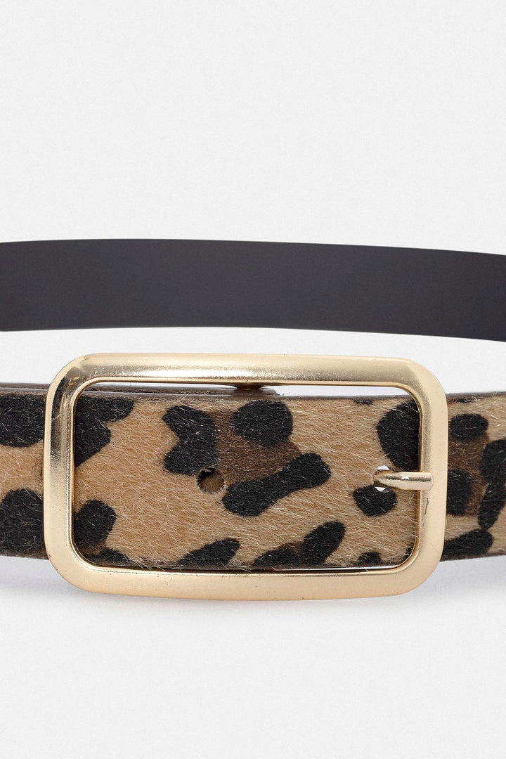ANT Antioch Leopard Print Faux Leather Women's Belt - Stockport
