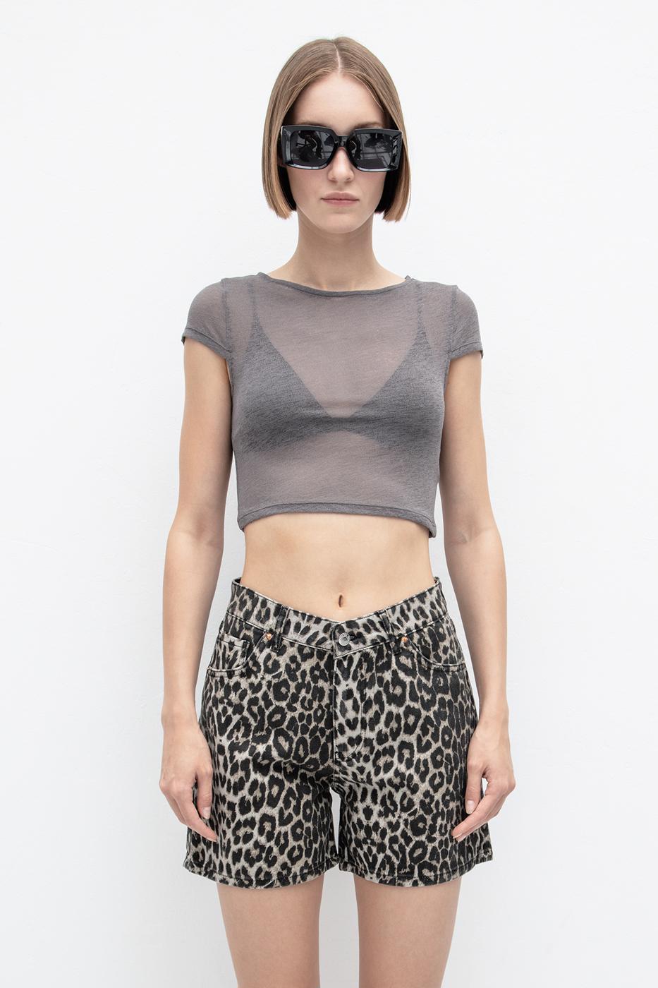 BSL Women Leopard Print Shorts - El Centro