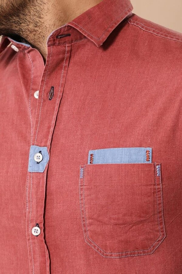 WSS Light Burgundy Shirt  - San Antonio Enchisi