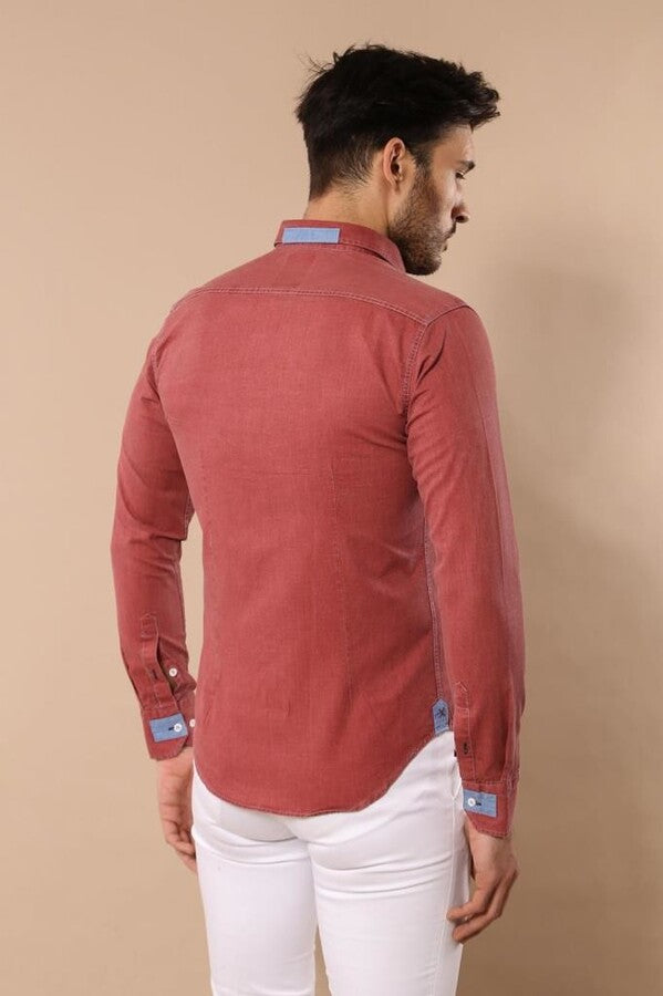 WSS Light Burgundy Shirt  - San Antonio Enchisi