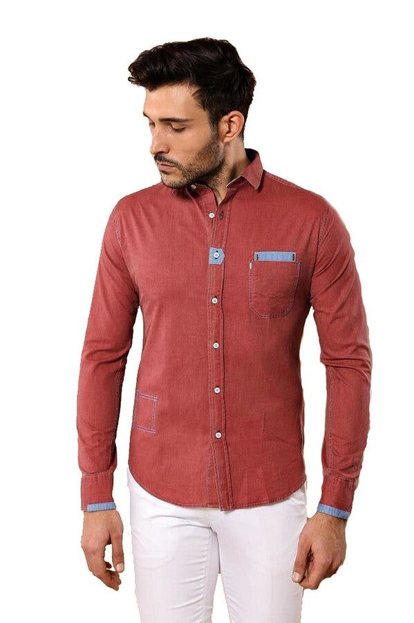 WSS Light Burgundy Shirt  - San Antonio Enchisi