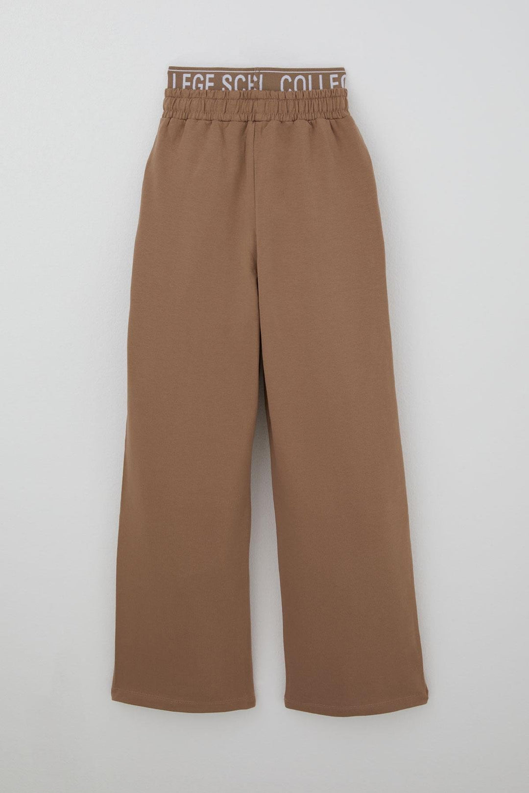 BRE Locoloco Girl's Sweatpants with Boxer Detail and Armalı Lace-Up, 94 Years, Brown - Comitán