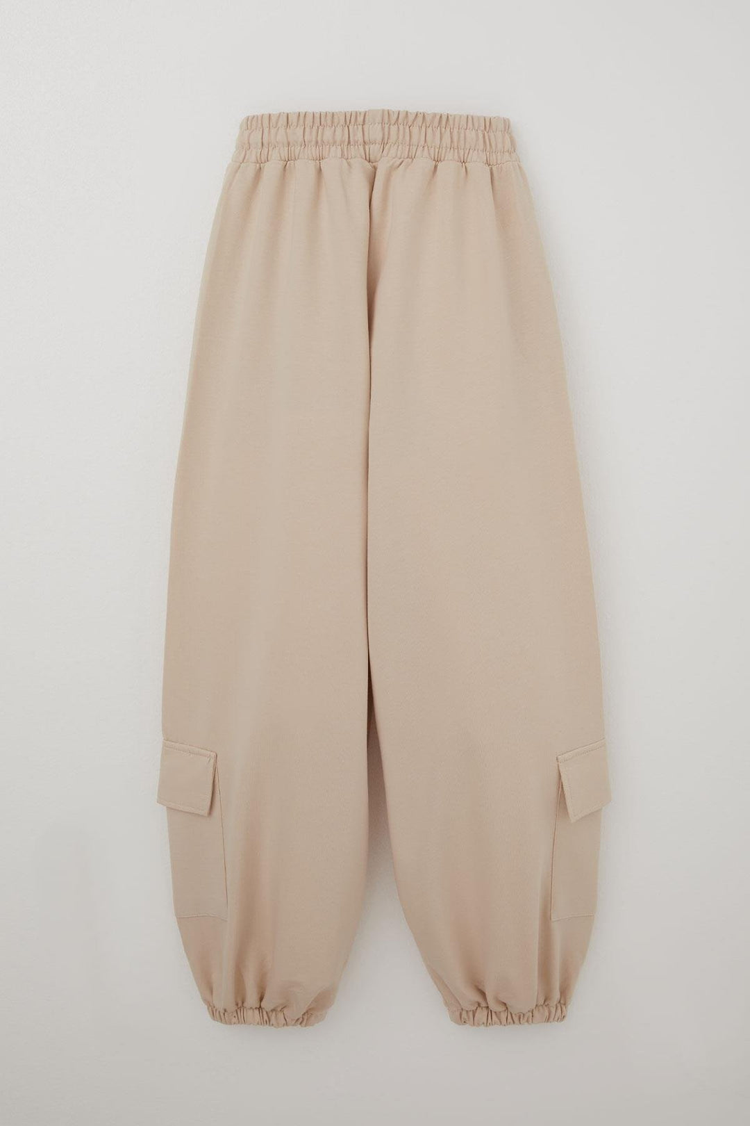 BRE Locoloco Kız Çocuk Eşofman Takımı Armalı Kargo Cepli Beli Paçası Lastikli 94 Yaş, Krem - Loulé