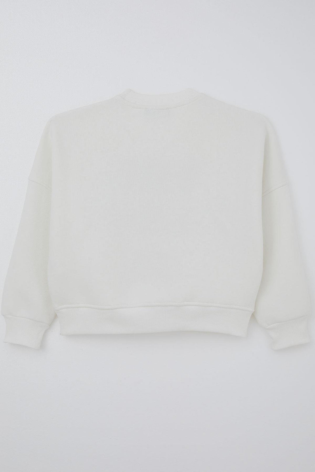 BRE Locoloco Kız Çocuk Sweatshirt You And Me Yazı Nakışlı 94 Yaş, Ekru - Prairieville