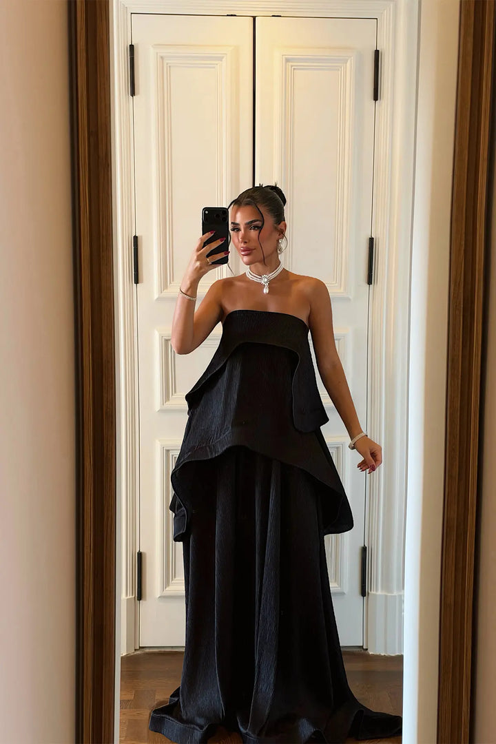 EYY Women Long Black Dress - Merrillville