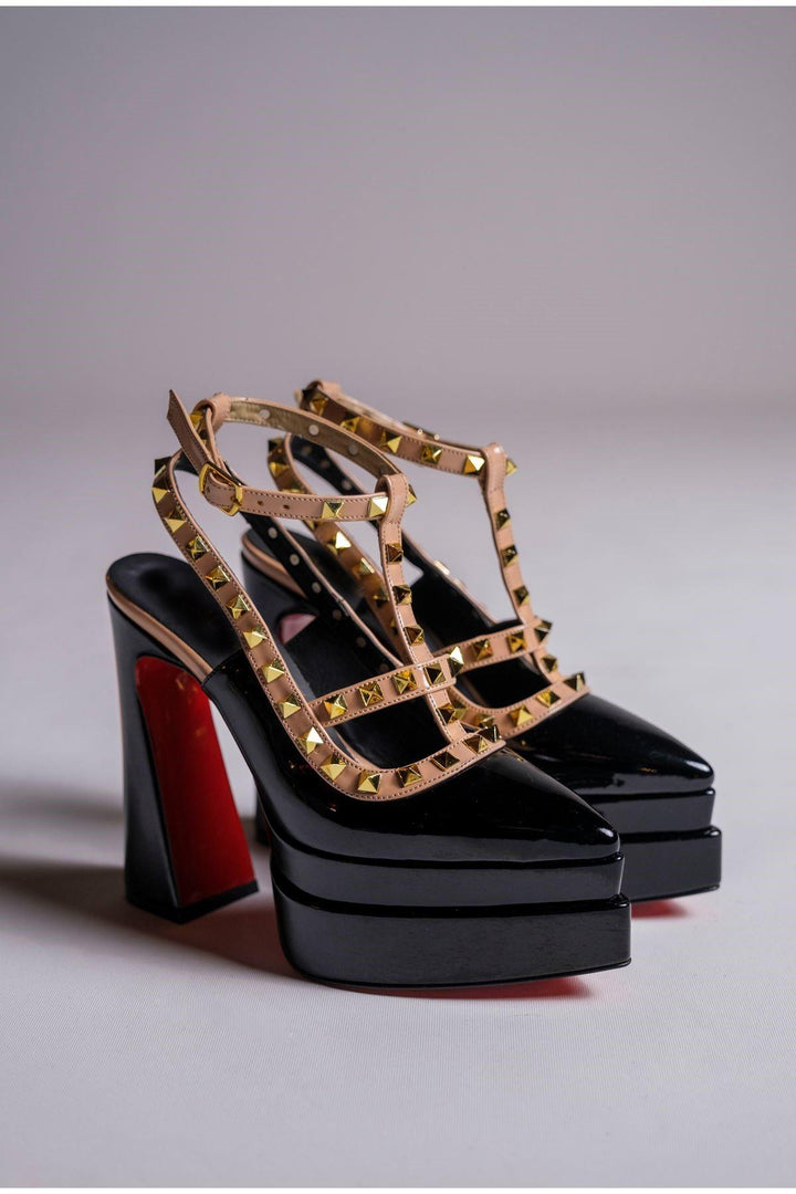 DSM Lulu Black Women's High Heel Shoes - Aranjuez