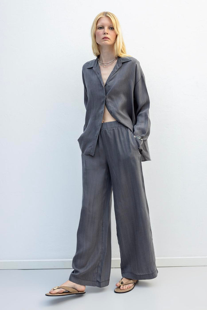 BSL Women Lyocell Oversize Trousers - Ayr
