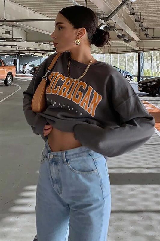 MDX Mad Girls Anthracite Sweatshirt MG785 - Jackson