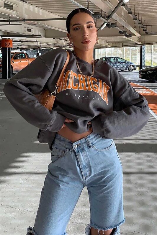 MDX Mad Girls Anthracite Sweatshirt MG785 - Jackson