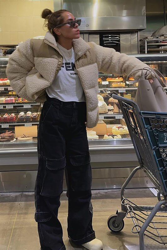 MDX Beige Plush Oversized Coat MG1371 - Pembroke Pines