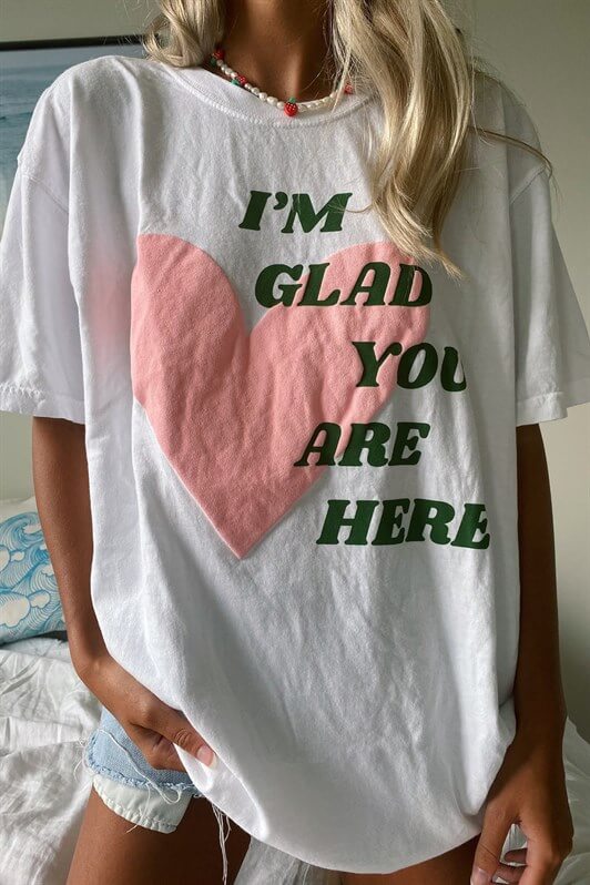 MDX Mad Girls White Printed T-shirt Mg1202 - La Seyne-sur-Mer