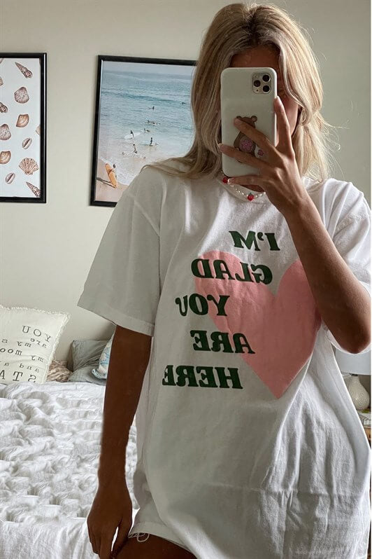 MDX Mad Girls White Printed T-shirt Mg1202 - La Seyne-sur-Mer