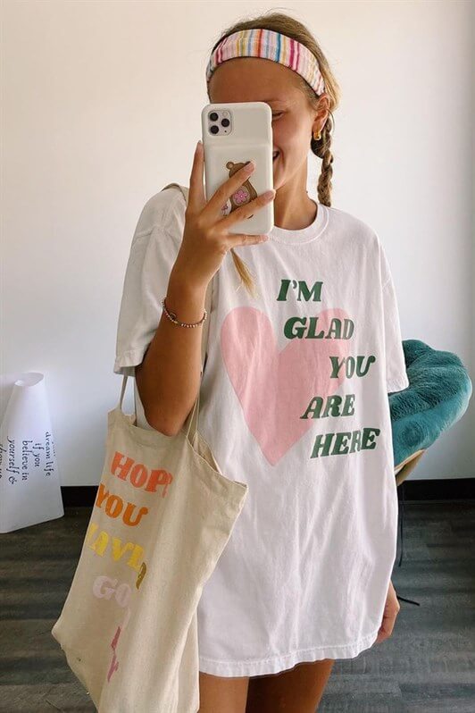 MDX Mad Girls White Printed T-shirt Mg1202 - La Seyne-sur-Mer