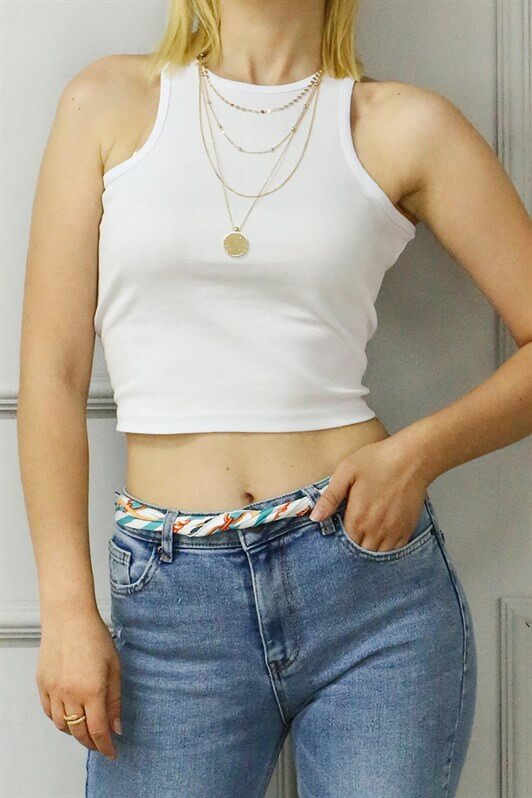 MDX Mad Girls White Crop Top MG361 - Bad Oeynhausen