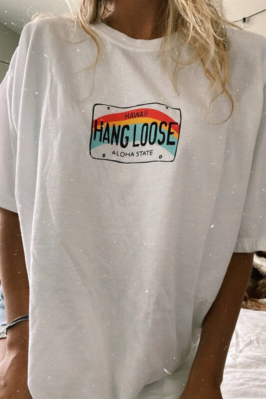 MDX Woman White Printed Oversize T-shirt MG808 - Porterville