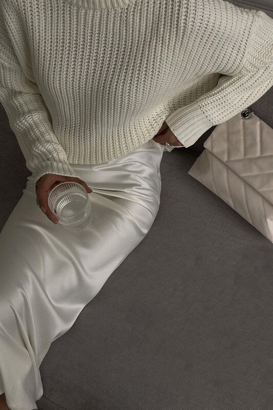 MDX Cream Bicycle Neck Basic Sweater MG1264 - Bornheim