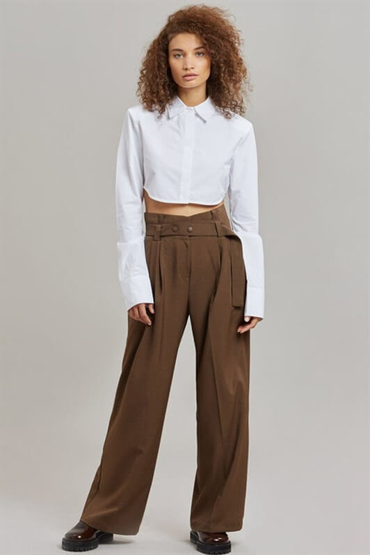 MDX Mad Girls White Short Shirt MG1382 - Farmington