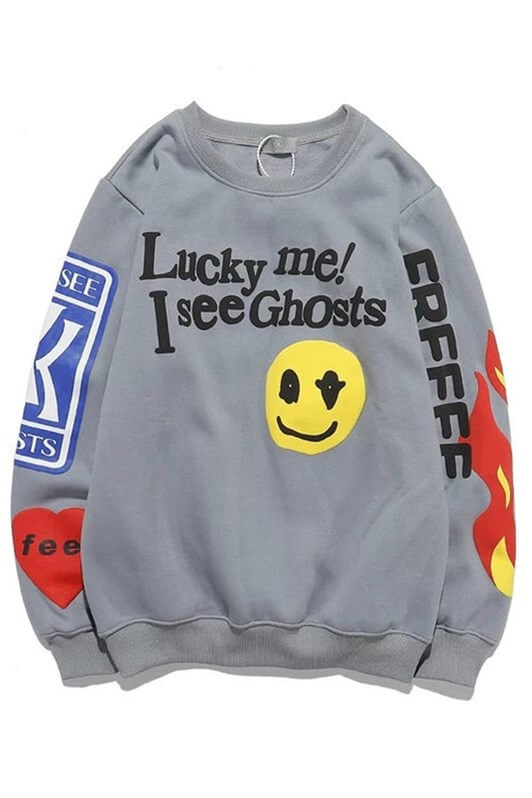 MDX Mad Girls Fume Printed Oversize Sweatshirt Mg1207 - Montgomery