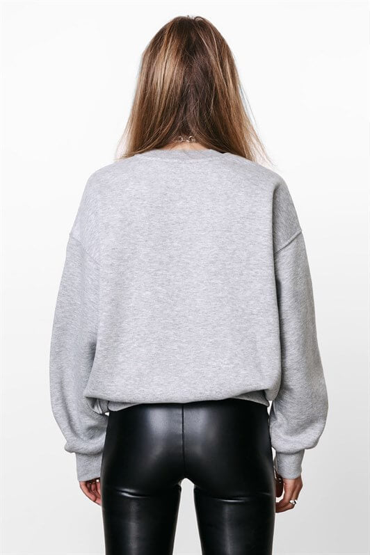 MDX Mad Girls Gray Woman Sweatshirt MG925 - New Haven