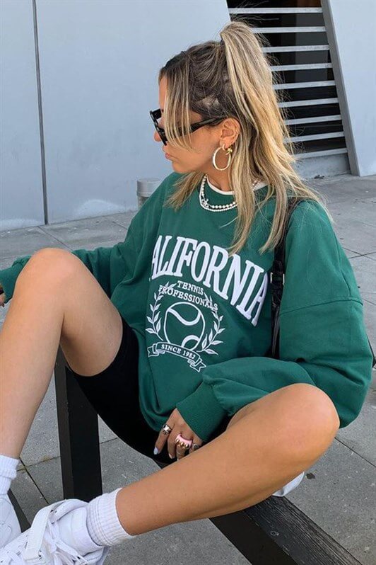 MDX Mad Girls Haki Sweatshirt MG1112 - Roanne