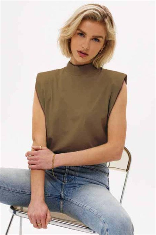 MDX Mad Girls Brown Padded T-shirt MG900 - Lorain