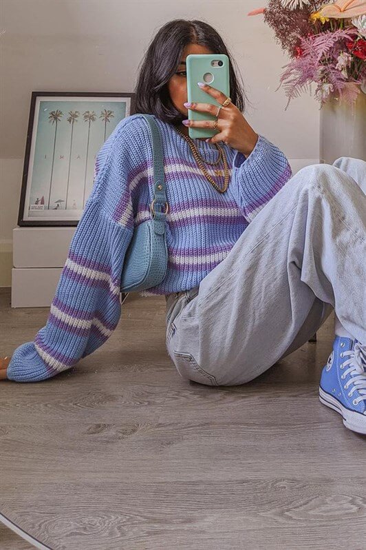 MDX Mad Girls Lilac Sweater MG1244 - Ermezinde