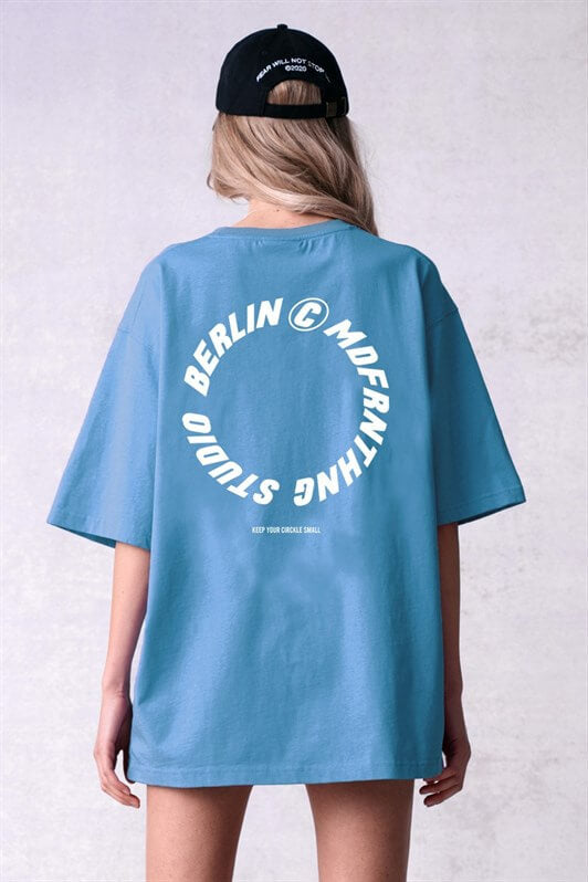 MDX Mad Girls Blue Printed T-shirt Mg1197 - Alvarado