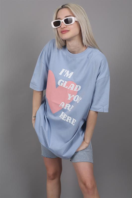 MDX Mad Girls Blue Printed T-Shirt Mg1202 - Southampton
