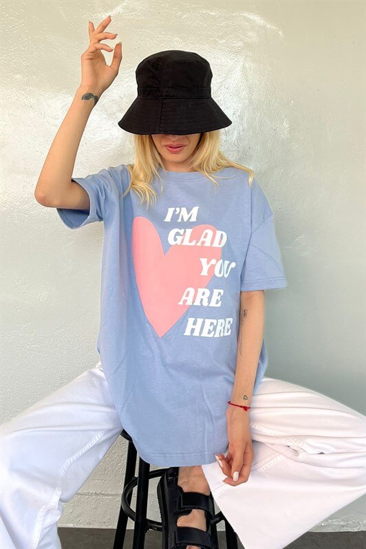 MDX Mad Girls Blue Printed T-Shirt Mg1202 - Southampton