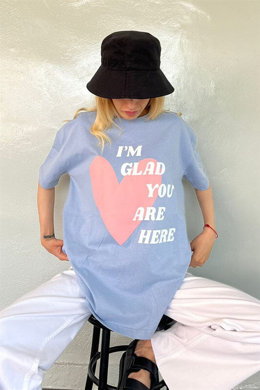 MDX Mad Girls Blue Printed T-Shirt Mg1202 - Southampton