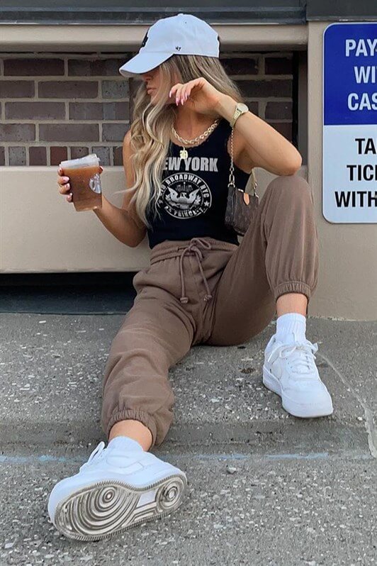 بدلة رياضية نسائية من MDX Mad Girls باللون البني MG290 - وينشستر