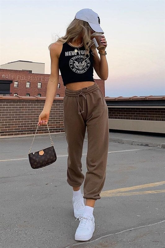 بدلة رياضية نسائية من MDX Mad Girls باللون البني MG290 - وينشستر