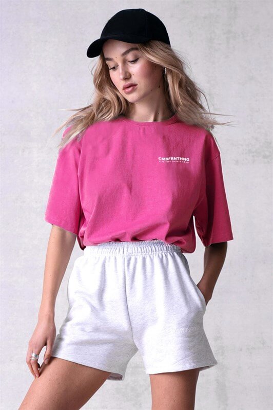MDX Mad Girls Pink Printed T-Shirt Mg1197 - Coatzacoalcos
