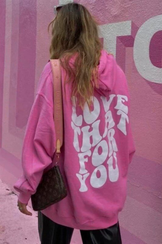 MDX Mad Girls Pink Back Printed Sweatshirt MG1220 - Guadalupe