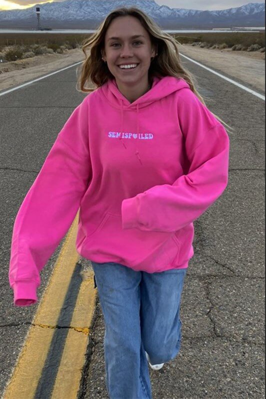 MDX Mad Girls Pink Back Printed Sweatshirt MG1220 - Guadalupe