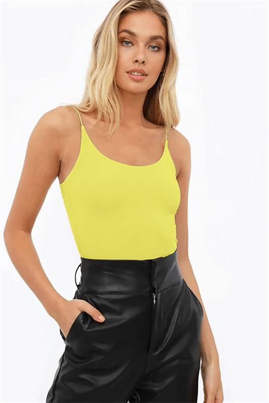 MDX Mad Girls Yellow String Strap Bustier MG965 - Northampton