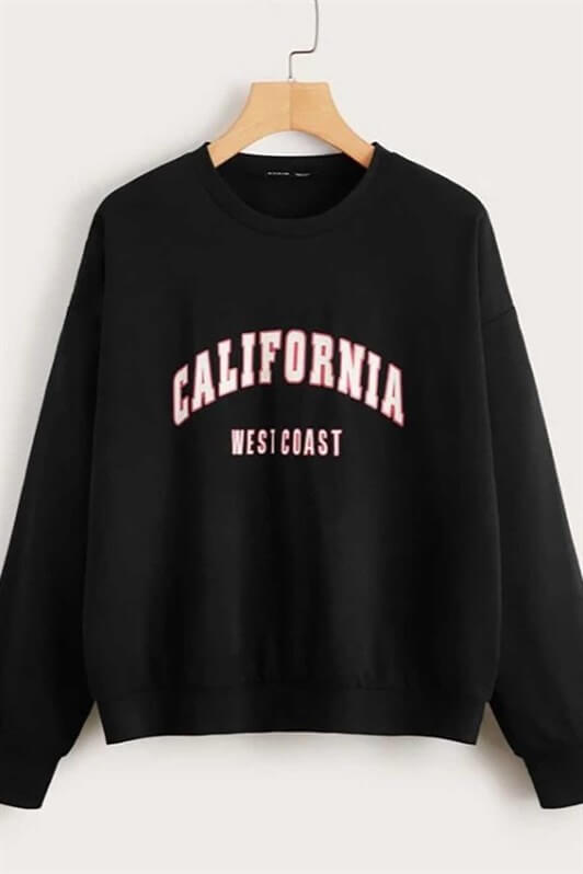 MDX Mad Girls Black Bicycle Collar Women's Sweatshirt MG789 - Hillsboro