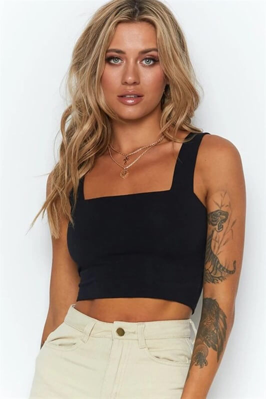 MDX Mad Girls Black Crop MG1010 - Irvine