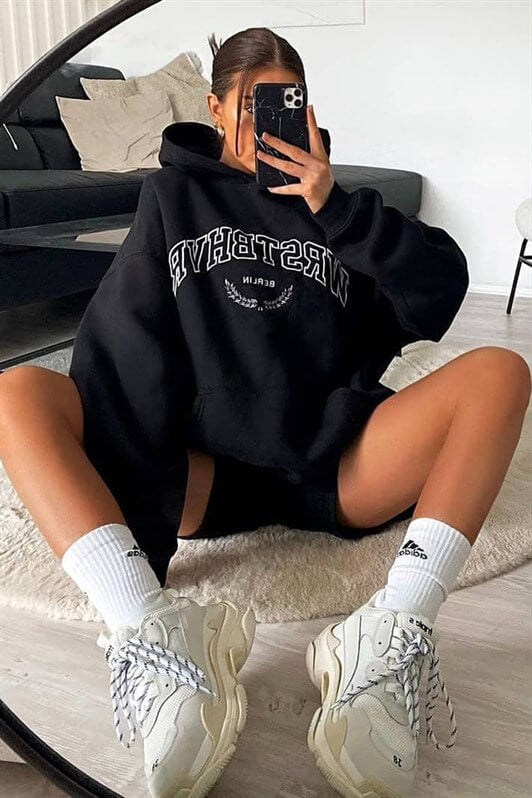 MDX Mad Girls Black Woman Sweatshirt MG923 - Sherman