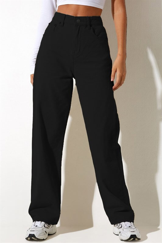 MDX Mad Girls Black Palazzo Jeans Mg1247 - Besançon