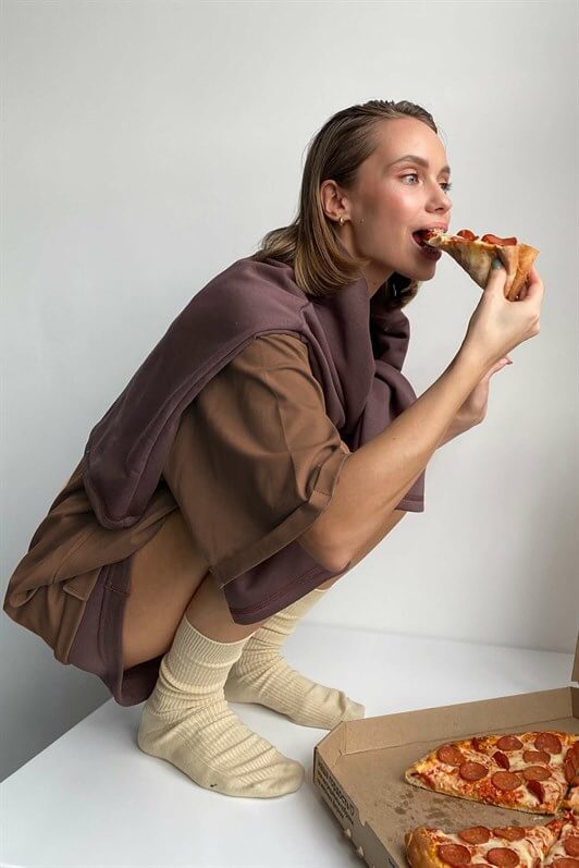 MDX Milk Coffee Oversize Basic Women's T-Shirt - Perth