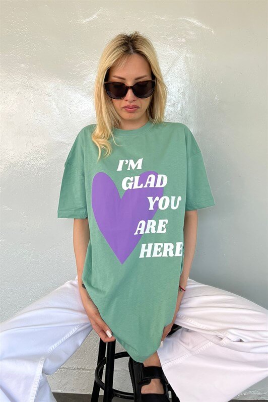 MDX Mad Girls Green Printed T-Shirt Mg1202 - Tiraspol