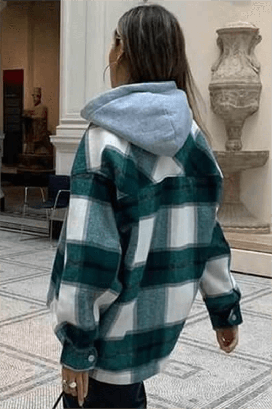 MDX Mad Girls Green Plaid Jacket MG042 - Fleet