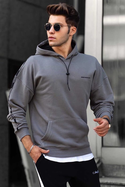 MDX Madmext Anthracite Hooded Sweatshirt 4721 - Saint-Malo