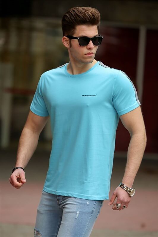 MDX Madmext Basic Turquoise Men's T-shirt 4513 - Fresnillo